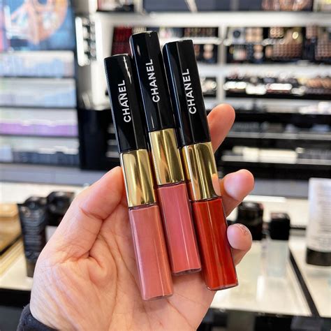 chanel rozowa|LE ROUGE DUO ULTRA TENUE Ultrawear Liquid Lip Colour .